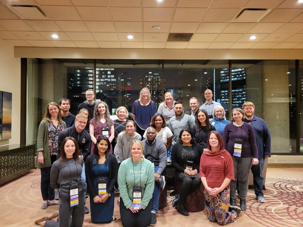 Group photo of Cohort 17 at the 2022 Conference in Toronto, ON